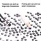 MEIBITE 6796PCS Shiny Black Hotfix Rhinestones Crystal Stones Glass for Fabric Clothes Shirts Sparkly Flat Back Round with Tweezers and Picking Pen (SS6~SS30 Set)
